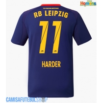 Camisa de time de futebol RB Leipzig Conrad Harder #11 Replicas 2º Equipamento 2025-26 Manga Curta